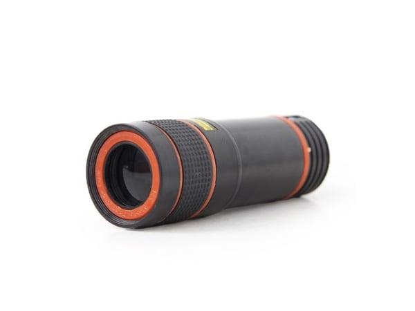 Gembird TA-ZL12X-01, Fotolinse, Sort, Compatible with all phones with camera, Tele, 18 mm, 18 mm
