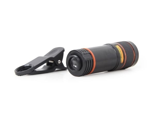 Gembird TA-ZL12X-01, Fotolinse, Sort, Compatible with all phones with camera, Tele, 18 mm, 18 mm