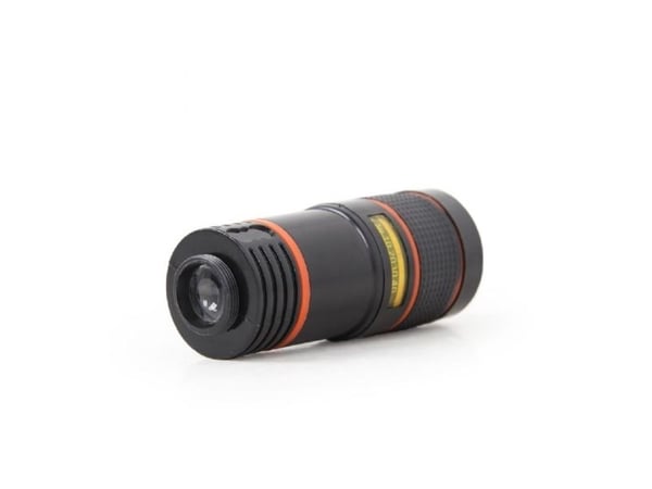 Gembird TA-ZL8X-01, Valokuvalinssi, Musta, Compatible with all phones with camera, Tele, 18 mm, 8x
