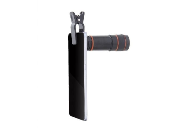 Gembird TA-ZL8X-01, Fotolinse, Sort, Compatible with all phones with camera, Tele, 18 mm, 8x