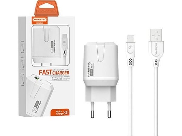 Somostel SMS-Q02 1x USB-A 3.1 A (SMSQ02 WHITE 18W) laturi (SMSQ02 WHITE 18W)