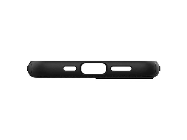 Spigen Mag Armor - Baksidedeksel for mobiltelefon - MagSafe-samsvar - fleksibel termoplastpolyuretan (TPU) - matt svart - for Apple iPhone 13