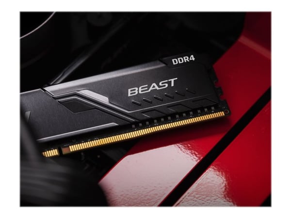 Kingston FURY Beast - DDR4 - modul - 32 GB - DIMM 288-pin - 3200 MHz / PC4-25600 - CL16 - 1.35 V - ikke-bufret - ikke-ECC - svart