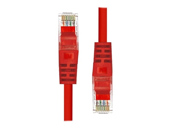 ProXtend - Koblingskabel - RJ-45 (hann) til RJ-45 (hann) - 7 m - UTP - CAT 5e - formstøpt, uten hindringer - rød