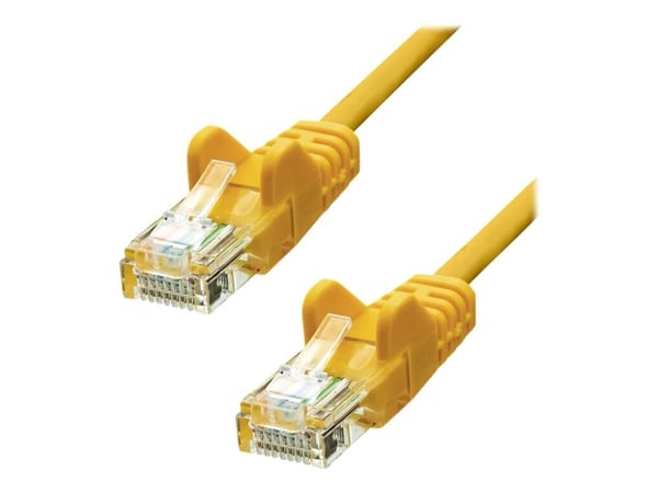 ProXtend - Koblingskabel - RJ-45 (hann) til RJ-45 (hann) - 3 m - UTP - CAT 5e - formstøpt, uten hindringer - gul