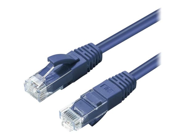MicroConnect - Koblingskabel - RJ-45 (hann) til RJ-45 (hann) - 10 m - 5 mm - UTP - CAT 6a - halogenfri, innendørs, formstøpt, rund, uten hindringer...