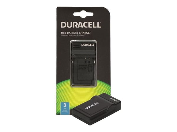 Duracell DRP5953 - USB-batterilader - 1 x batterier lader - for Panasonic Lumix DMC-F4T, FH22, FS11, FS33, FT20, FT4, FX48, FX66, FX70, FX700, FX75...