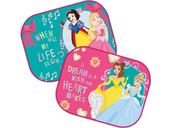 Sju sidogardiner 44x35cm 2 st Prinsessor 9333 SEVEN