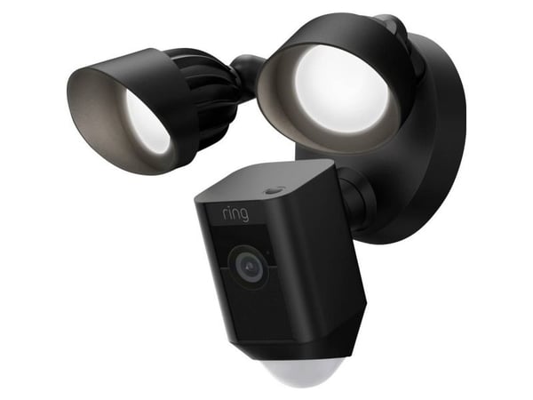 Ring Floodlight Cam, IP-turvakamera, Ulkona, Langaton, 2000 lm, 3000 K, Katto/seinä