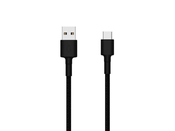 Xiaomi Mi Braided - USB-kabel - USB (hann) til USB-C (hann) - USB 2.0 - 3 A - 1 m - svart