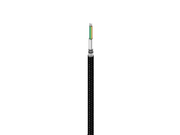 Xiaomi Mi Braided - USB-kabel - USB (hann) til USB-C (hann) - USB 2.0 - 3 A - 1 m - svart