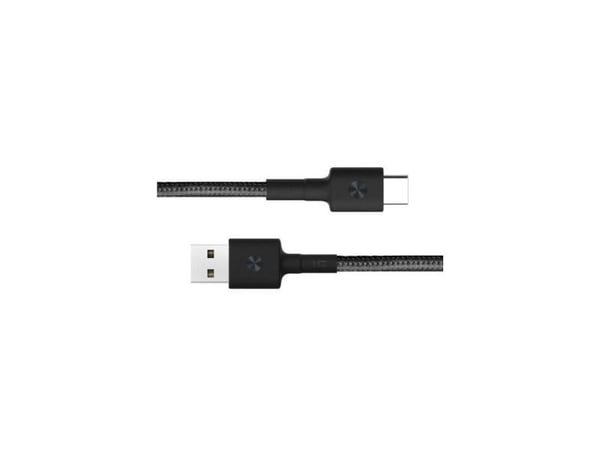 Xiaomi Mi Braided - USB-kabel - USB (hann) til USB-C (hann) - USB 2.0 - 3 A - 1 m - svart