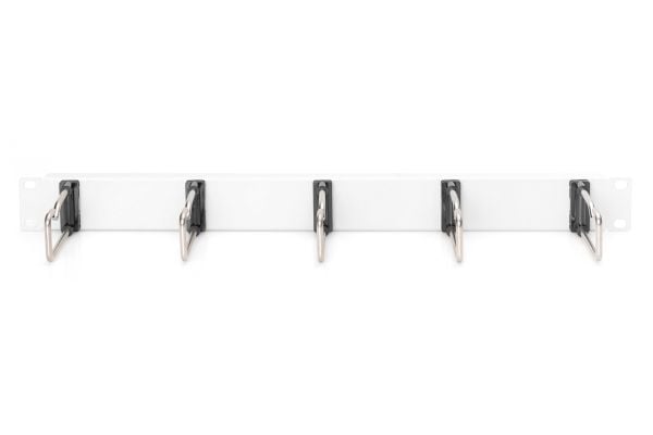 DIGITUS DN-97666 - Kabelstyringspanel med ringer - rackmonterbar - grå, RAL 7035 - 1U - 19"