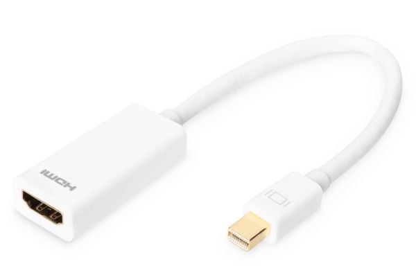 DIGITUS - Videomuuntaja - DisplayPort - HDMI - hvid