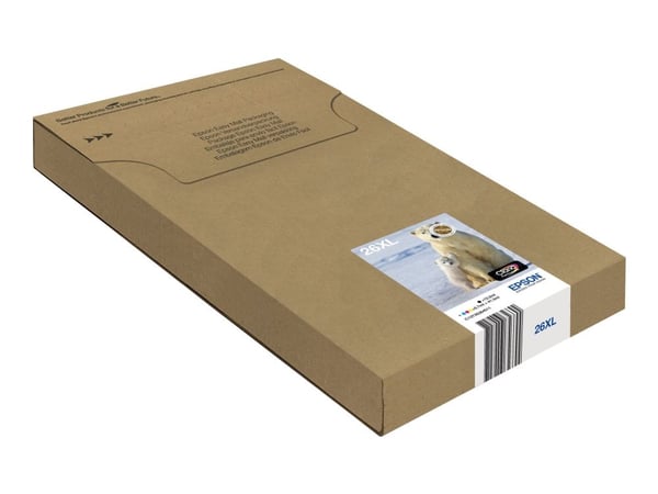 Epson Multipack 26XL EasyMail - 4-pack - 41.3 ml - XL - svart, gul, cyan, magenta - original - postbar - blekkpatron - for Expression Premium XP-51...