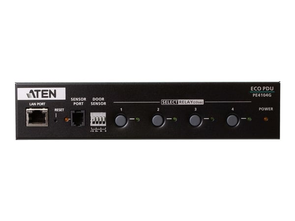 ATEN NRGence PE4104G - Strømkontrollenhet (rackmonterbar/ekstern) - AC 100-240 V - Ethernet 10/100 - utgangskontakter: 4 - 1U