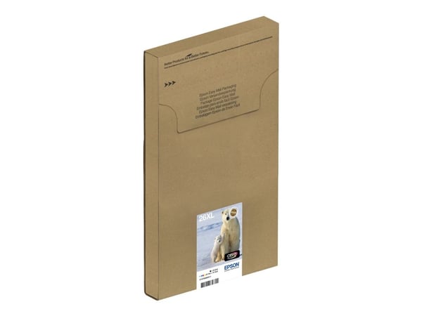 Epson Multipack 26XL EasyMail - 4-pack - 41.3 ml - XL - svart, gul, cyan, magenta - original - postbar - blekkpatron - for Expression Premium XP-51...