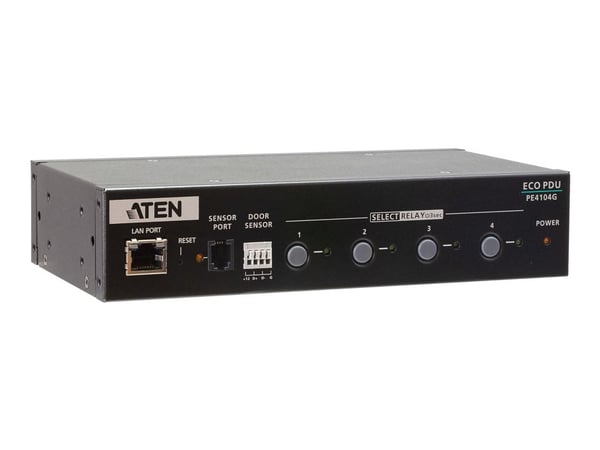 ATEN NRGence PE4104G - Strømkontrollenhet (rackmonterbar/ekstern) - AC 100-240 V - Ethernet 10/100 - utgangskontakter: 4 - 1U