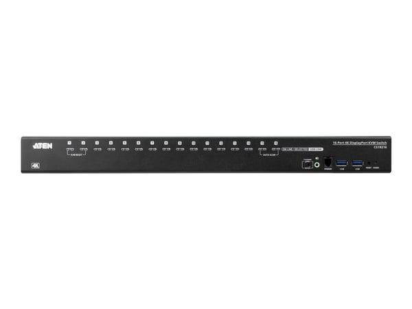 ATEN CS19216 - KVM / lyd / USB-svitsj - 16 x KVM/lyd/USB - 1 lokalbruker - stasjonær, rackmonterbar