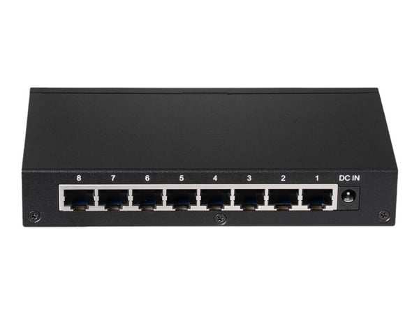 Edimax GS-1008E V2 - Switch - ikke-styrt - 8 x 10/100/1000 - stasjonær
