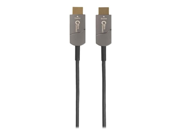 MicroConnect Premium - HDMI-kaapeli Ethernet-yhteydellä - HDMI-uros HDMI-uros - 10 m - Kupari/hiilikuitu hybridi - Musta - Tukee 4K 120 Hz, tukee 8...