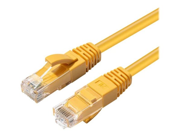 MicroConnect - Koblingskabel - RJ-45 (hann) til RJ-45 (hann) - 20 m - 5 mm - UTP - CAT 6a - halogenfri, innendørs, formstøpt, rund, uten hindringer...
