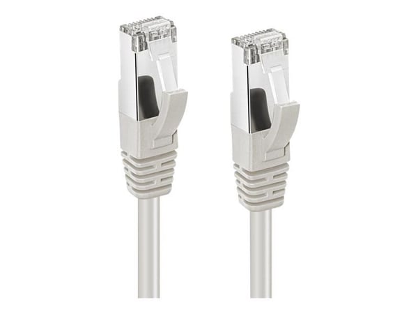 MicroConnect - Koblingskabel - RJ-45 (hann) til RJ-45 (hann) - 7.5 m - 6 mm - S/FTP - CAT 6a - halogenfri, innendørs, formstøpt, uten hindringer - grå