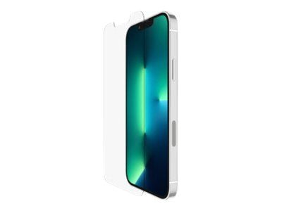 Belkin ScreenForce UltraGlass - Skjermbeskyttelse for mobiltelefon - antimikrobiell - glass - for Apple iPhone 13, 13 Pro