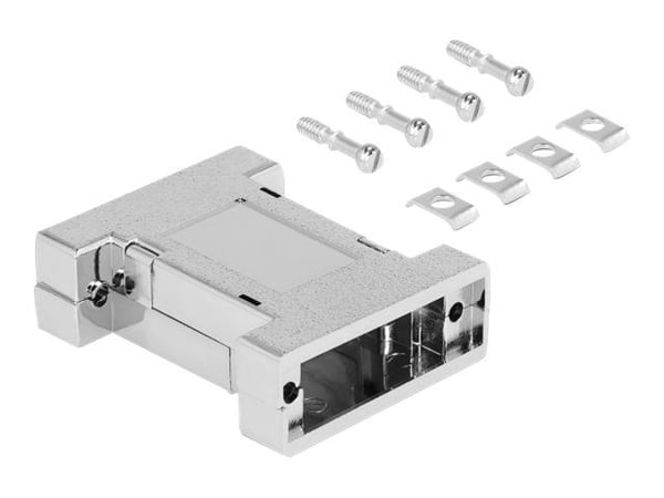 DeLOCK 66814, Cable boot, Hopea, Muovi, 2x D-Sub 15, 1 kpl, 41,1 mm