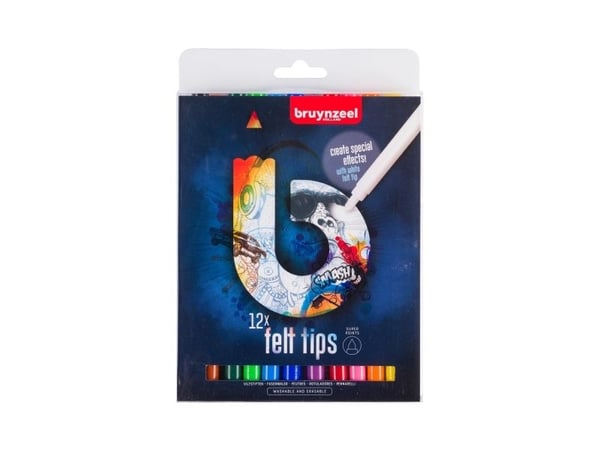 Bruynzeel 60224012, Hienojakoinen, 12 väriä, Monivärinen, Aikuiset & Lapset, Poika/tyttö, 12 kpl