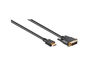 goobay MMK 630-0200 G - Adapterkabel - enkeltlenke - HDMI hann til DVI-D hann - 2 m