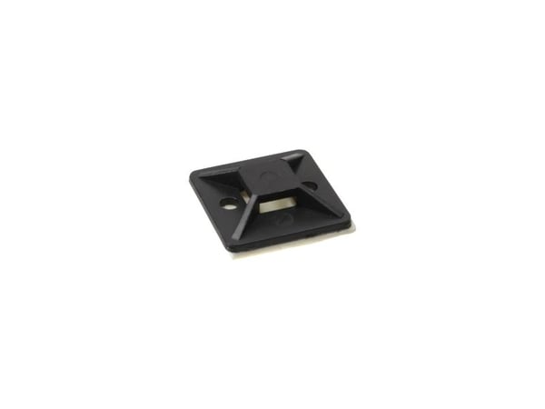 InLine kiinnitysalusta kaapelinsiteille 4,5mm, musta - 10kpl.