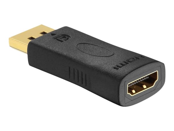Purelink PureInstall PI150 - Videokort - DisplayPort hane till HDMI hona - svart