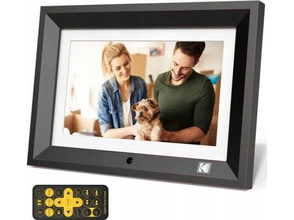 Kodak RDPF-1020W BK, 25,6 cm (10,1"), 1024 x 600 piksler, BMP, JPEG, JPG, AVI, MP4, MPEG, MPEG1, MPEG2, MPEG4, MPG, MP3, WMA, MMC, SD