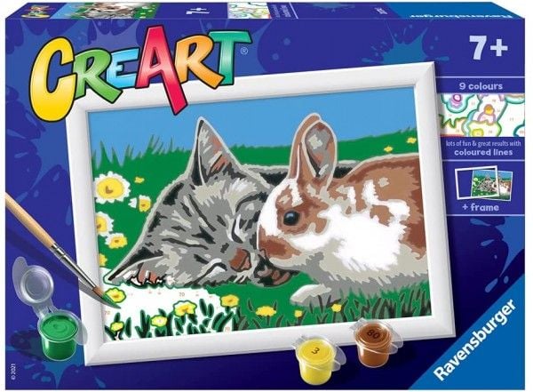 Ravensburger 20074, 7 år, Akryl, Lerret, Flerfarget