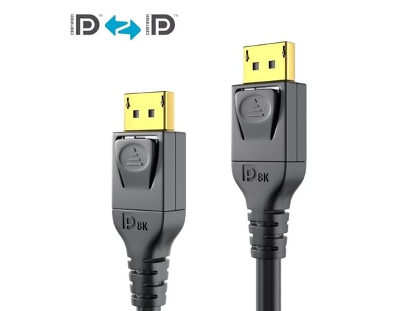 Purelink - DisplayPort-kabel - DisplayPort (M) til DisplayPort (M) - DisplayPort 1.4 - 3.0m - 8K-støtte - Svart (PI5010-030)