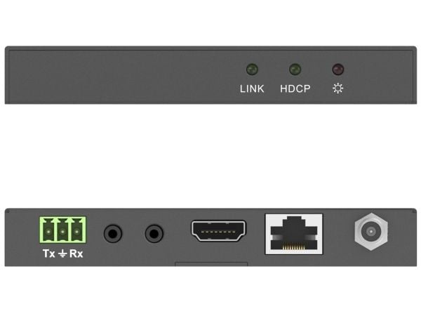 PureTools PT-HDBT-702-TX, 3840 x 2160 piksler, AV-sender, 70 m, Koblet med ledninger (ikke trådløs), Sort, HDCP