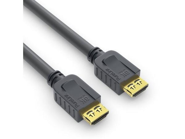PureLink PureInstall Series - Ultra High Speed - HDMI-kabel med Ethernet - HDMI hann låsing til HDMI hann låsing - 2 m - trippel beskyttelse - svar...