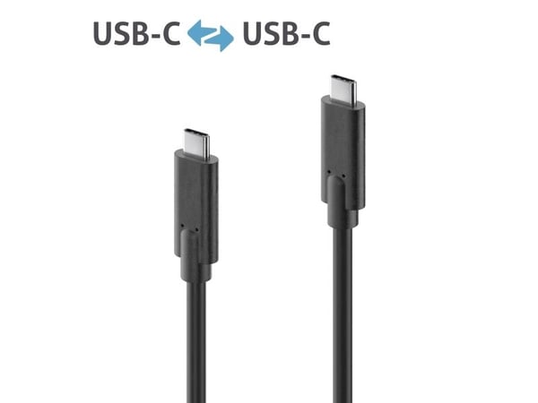 PureLink IS2511-015, 1,5 m, USB C, USB C, USB 3.2 Gen 2 (3.1 Gen 2), Sort