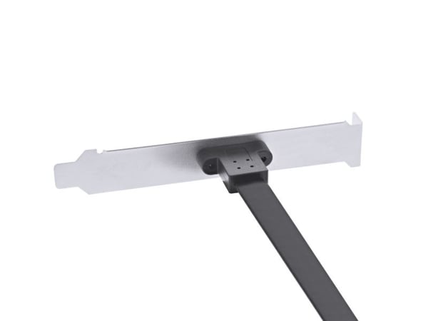 InLine 33446H, USB A-tyyppi, USB Type-C, Musta, PC, Uros, Naaras