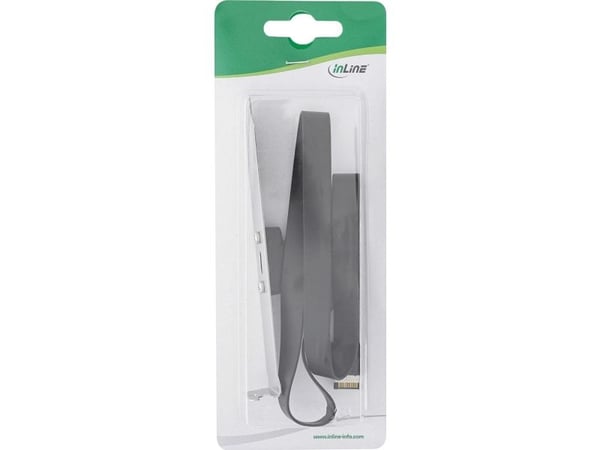 InLine 33446G, USB 3.2 Gen 2 (3.1 Gen 2), Sort, 10 Gbit/sek., 0,3 m