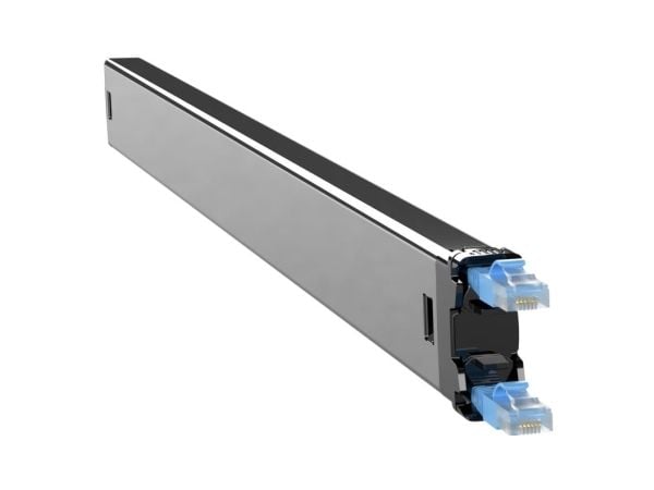 PATCHBOX PLUS+ - Kobberkassett - uttrekkbar - CAT 6a - UTP