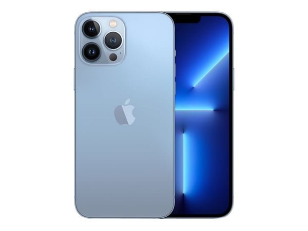 Apple iPhone 13 Pro Max - 5G älypuhelin - dual-SIM / Sisäinen muisti 128 Gt - OLED-näyttö - 6,7" - 2778 x 1284 pikseliä (120 Hz) - 3x takakamera 12...