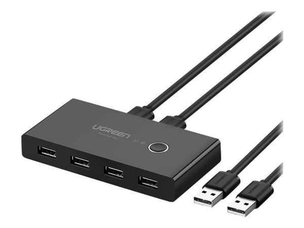Ugreen - USB sharing switch til periferiudstyr - 4 x USB 2.0 - pöytätietokoneet Ugreen - USB sharing switch til periferiudstyr - 4 x USB 2.0 - pöytätietokoneet