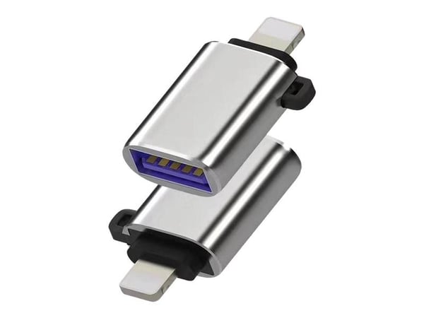 MicroConnect - Lightning-adapter - Lightning hane till USB typ A hona - silver