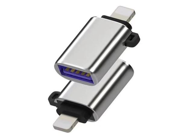 MicroConnect - Lightning-adapter - Lightning hane till USB typ A hona - silver