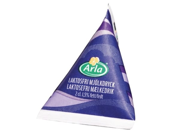 Kaffemælk Laktosefri Arla 1,5 % fedtindhold 20 ml - (100 stk.) Kaffemælk Laktosefri Arla 1,5 % fedtindhold 20 ml - (100 stk.)