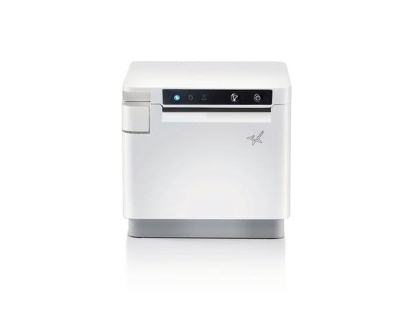 Star mC-Print3 MCP30 WT E+U - Kvitteringsskriver - direktetermisk - Rull (8 cm) - 203 dpi - inntil 250 mm/sek - USB, LAN - kutter - hvit