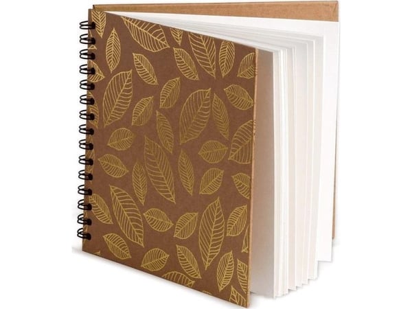 Spiralbundet album 30K gold leaves HAPPY COLOR