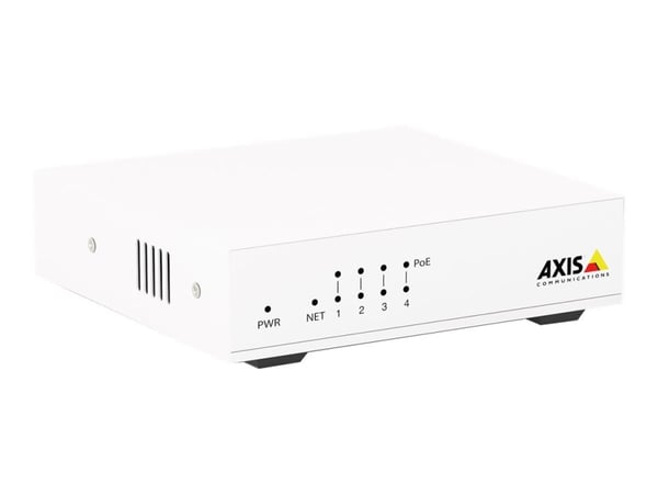 Axis D8004 uhåndtert nettverksswitch 4 x 10/100 PoE+ + 1 x 10/100, 60 W